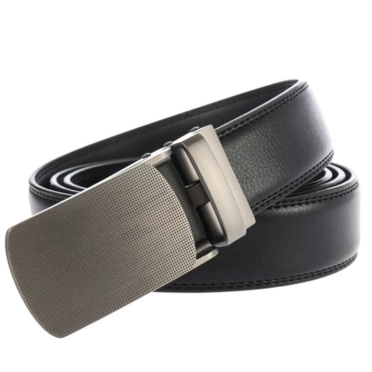 JMT-574858 Men's Fashion Belt with 3.0CM Wide Ratchet Buckle, Model LY33-0134-1