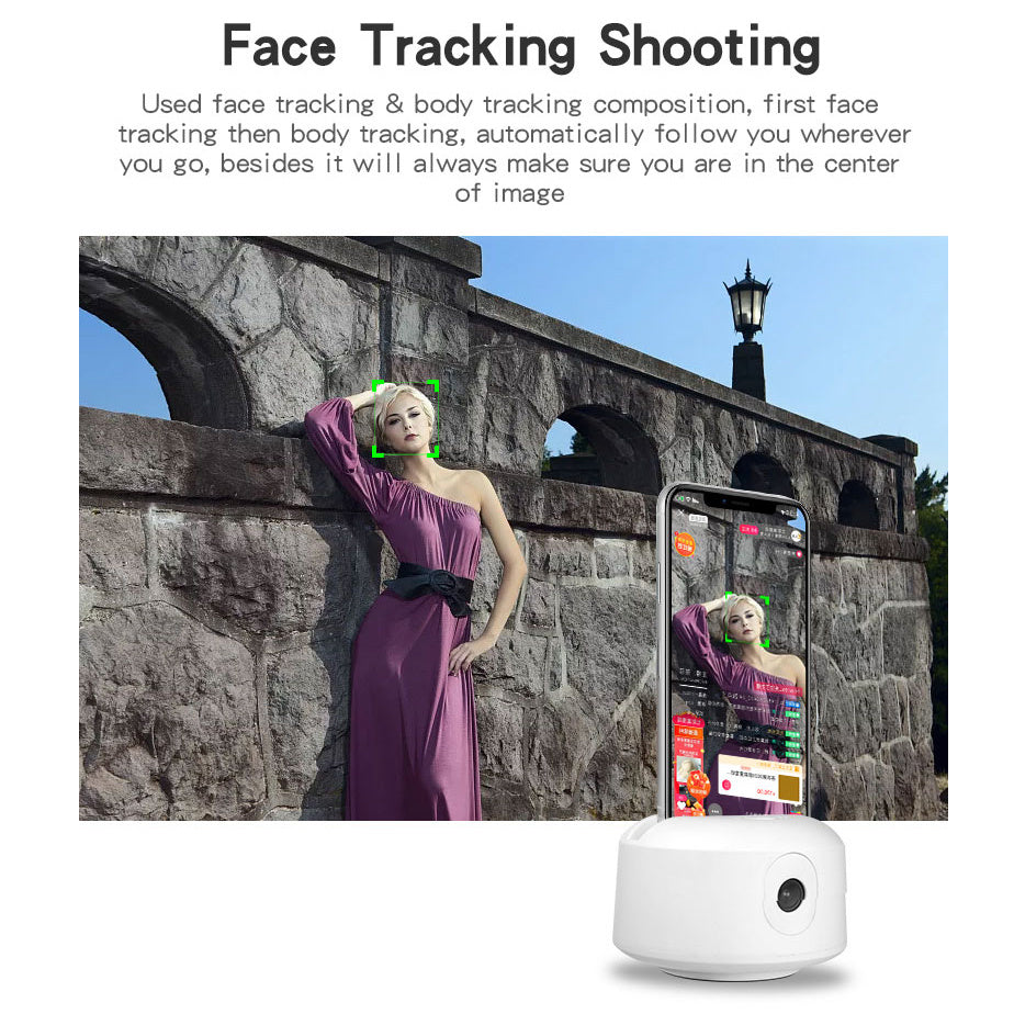 JMT-575114 Intelligent Pan Tilt Camera with 360° Horizontal Rotation and 37° Vertical Movement for Indoor Use
