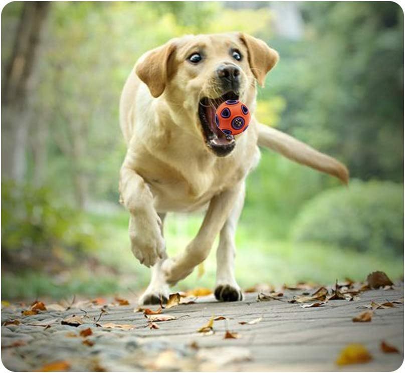 JMT-575242 Interactive Dog Ball Toy with Ring Bell for Pet Exercise and IQ Puzzle Play