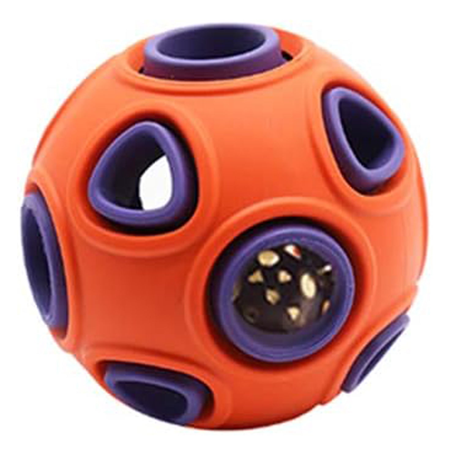 JMT-575242 Interactive Dog Ball Toy with Ring Bell for Pet Exercise and IQ Puzzle Play