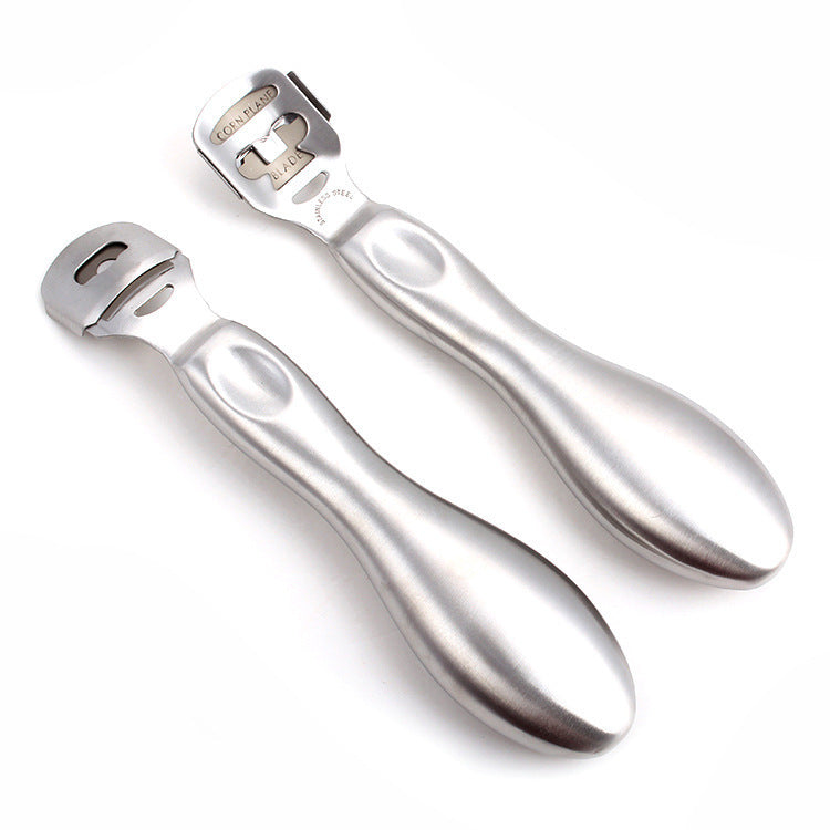 JMT-575242 Stainless Steel Pedicure Scraper for Horny Foot Care - 16CM Length