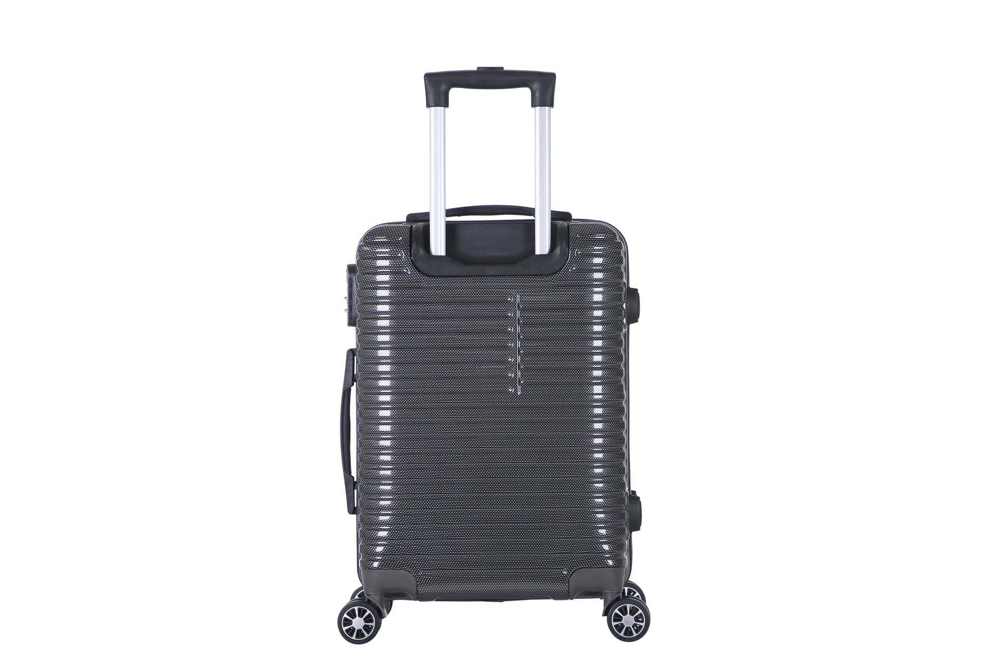 JMT-575306 3-Piece 360-Degree Hard Shell Trolley Luggage Set - 20/24/28 Inch Travel Suitcases in ABS and PC Materials
