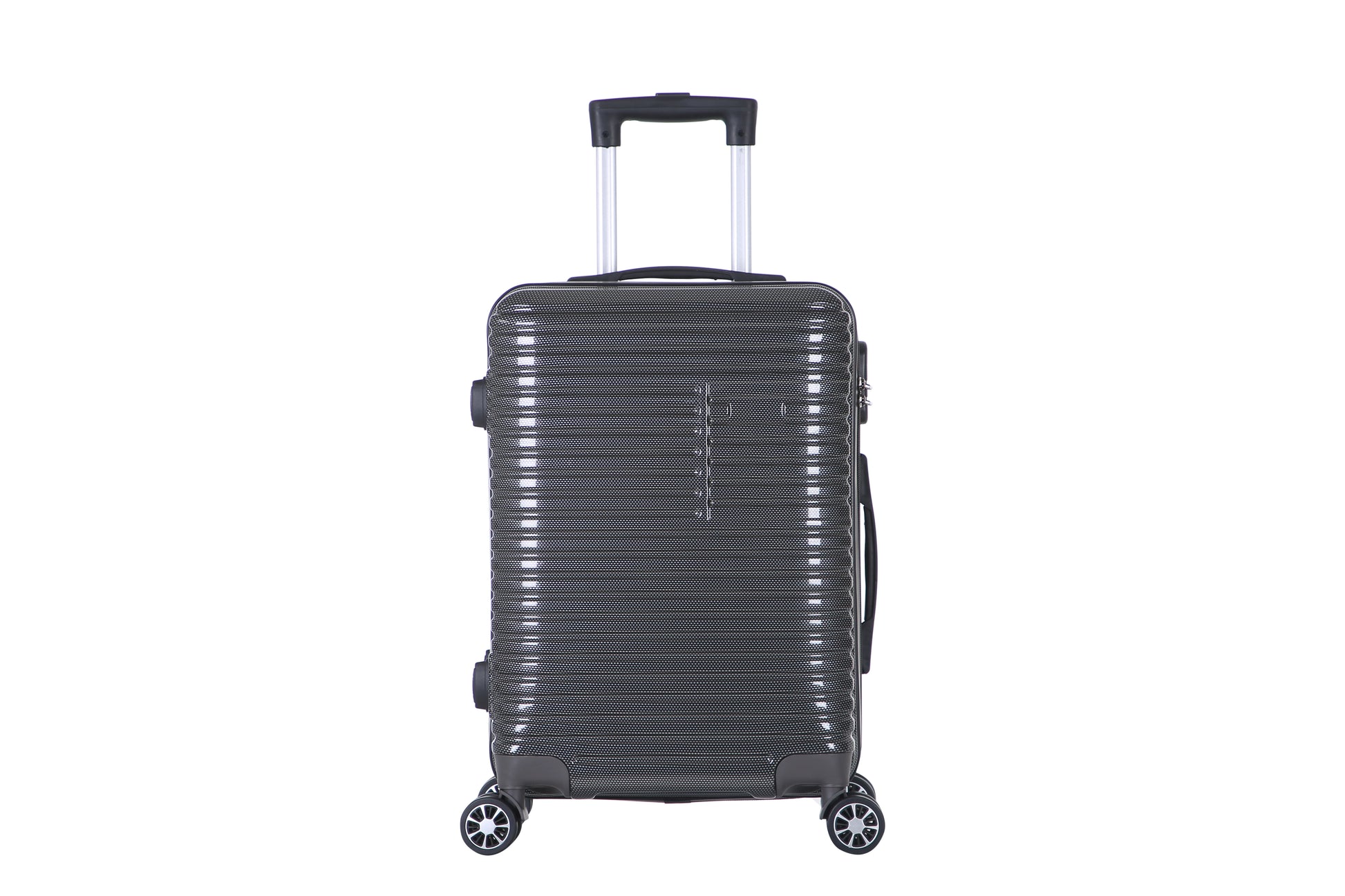 JMT-575306 3-Piece 360-Degree Hard Shell Trolley Luggage Set - 20/24/28 Inch Travel Suitcases in ABS and PC Materials
