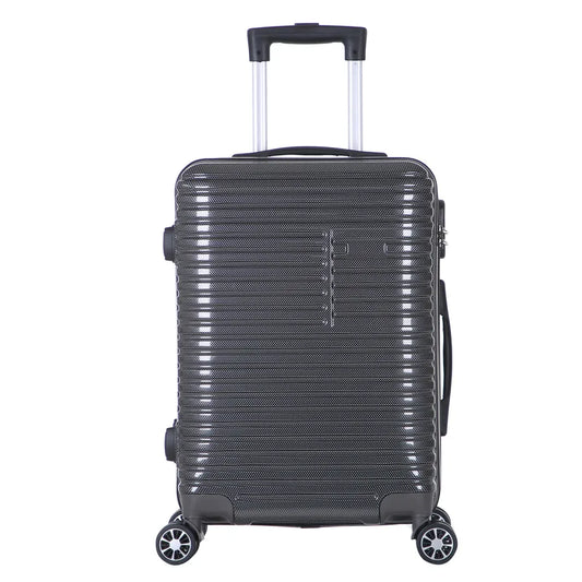 JMT-575306 3-Piece 360-Degree Hard Shell Trolley Luggage Set - 20/24/28 Inch Travel Suitcases in ABS and PC Materials