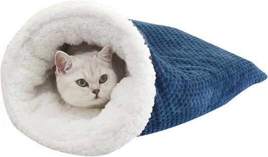 JMT-575562 Cozy Cat Winter Sleeping Bag with Removable Crinkle Sack for Cats Up to 6kg
