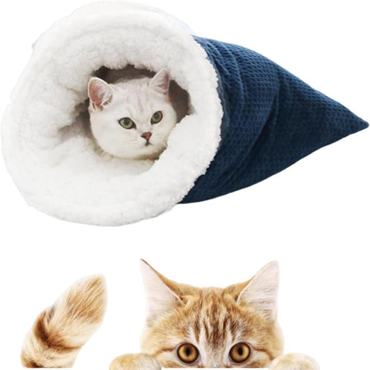 JMT-575562 Cozy Cat Winter Sleeping Bag with Removable Crinkle Sack for Cats Up to 6kg