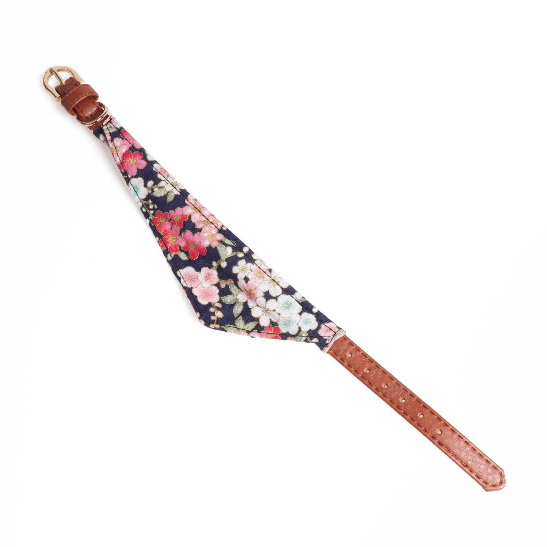 JMT-575754 Japanese Style Princess Dog Collar and Leash Set in PU Material