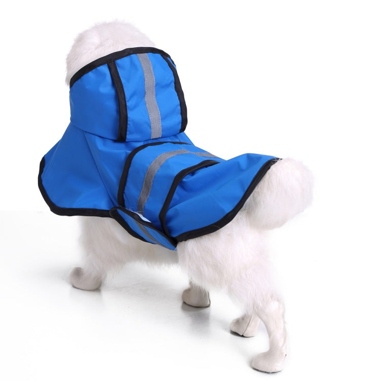 JMT-575882 Reflective Large Pet Raincoat - Comfortable and Convenient Waterproof Coat for Dogs and Cats in Various Sizes