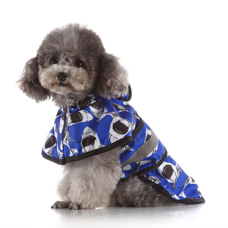 JMT-575882 Reflective Large Pet Raincoat - Comfortable and Convenient Waterproof Coat for Dogs and Cats in Various Sizes