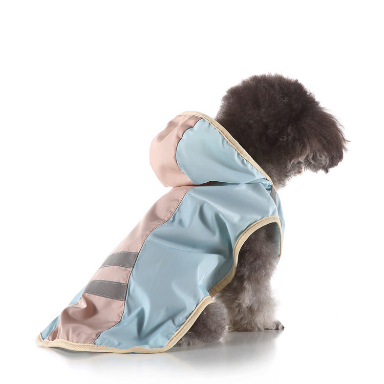JMT-575882 Reflective Large Pet Raincoat - Comfortable and Convenient Waterproof Coat for Dogs and Cats in Various Sizes