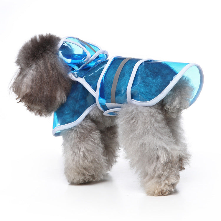 JMT-575882 Reflective Large Pet Raincoat - Comfortable and Convenient Waterproof Coat for Dogs and Cats in Various Sizes