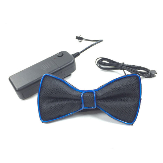 JMT-575946 Battery-Powered LED Light-Up Bow Tie for Halloween and Party Events in Multiple Colors