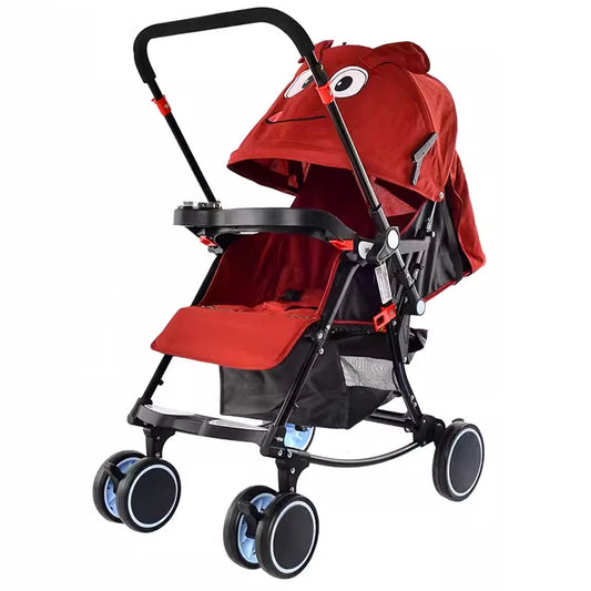 JMT-576266 Compact Reversible Handle Folding Baby Stroller with Rocking Chair Feature