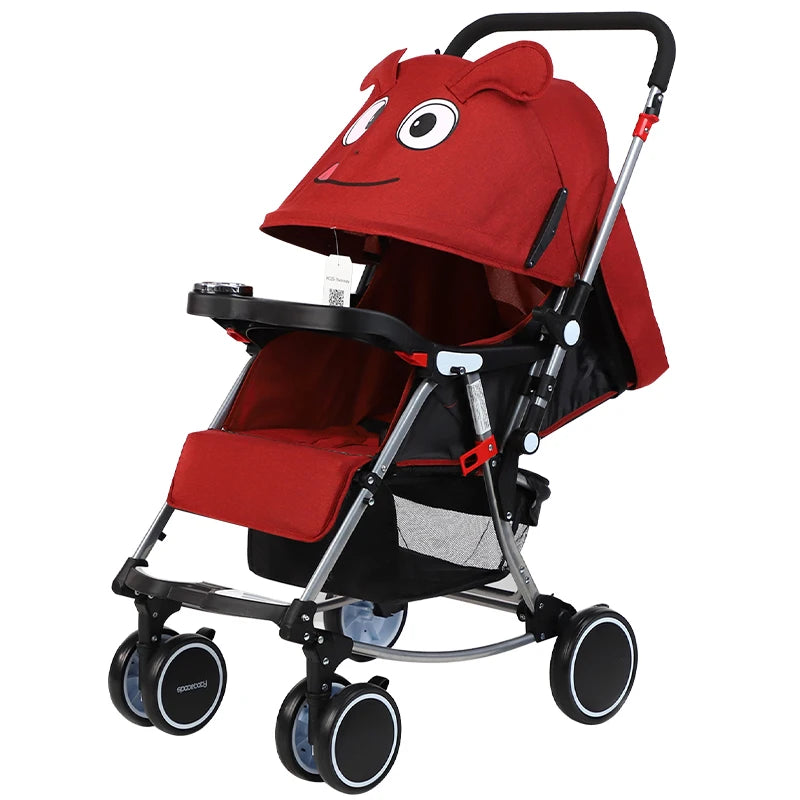 JMT-576266 Compact Reversible Handle Folding Baby Stroller with Rocking Chair Feature