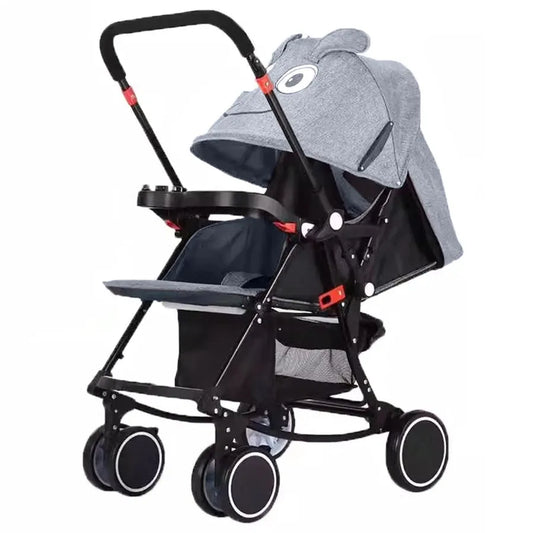 JMT-576266 Compact Reversible Handle Folding Baby Stroller with Rocking Chair Feature