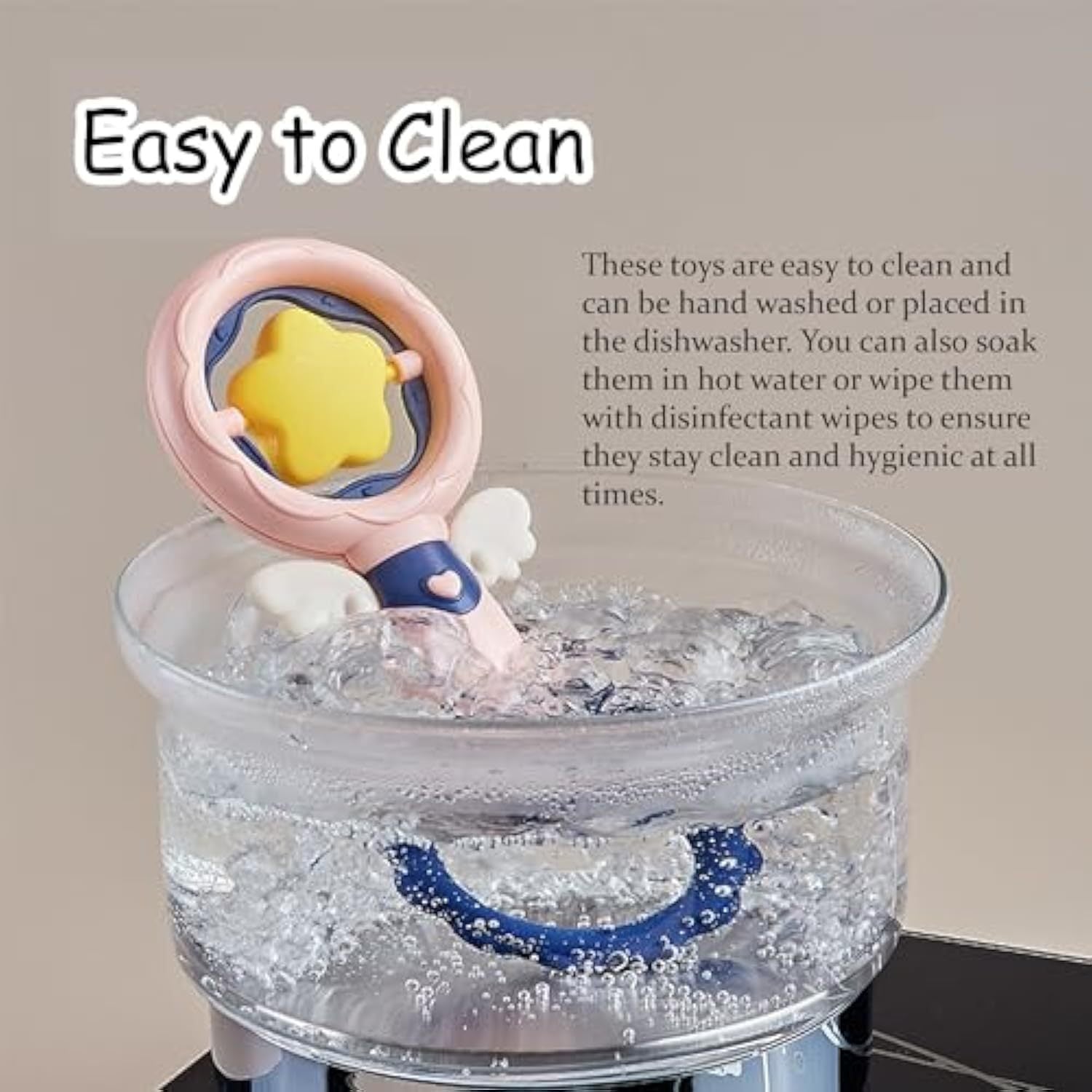 JMT-576394 Durable Interactive Dog Chew Toys with Squeakers for Large Breeds - Promotes Dental Health and Reduces Boredom