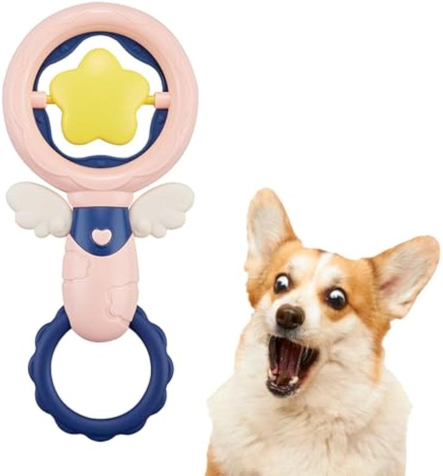JMT-576394 Durable Interactive Dog Chew Toys with Squeakers for Large Breeds - Promotes Dental Health and Reduces Boredom