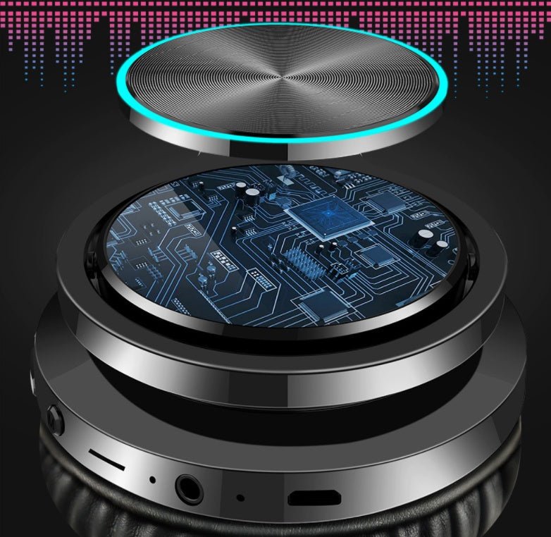 JMT-576394 Wireless Bluetooth Folding Headset with 3.5mm Plug and 40mm Driver - High Sensitivity and Distortion Rate of 1%