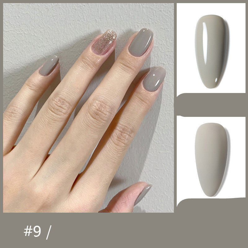 JMT-576714 48-Color Rubber Nail Polish Glue Set - 10ml for Professional Use