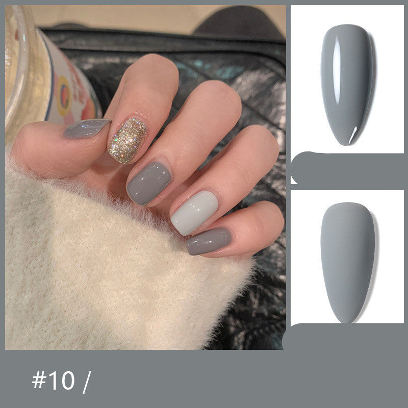 JMT-576714 48-Color Rubber Nail Polish Glue Set - 10ml for Professional Use