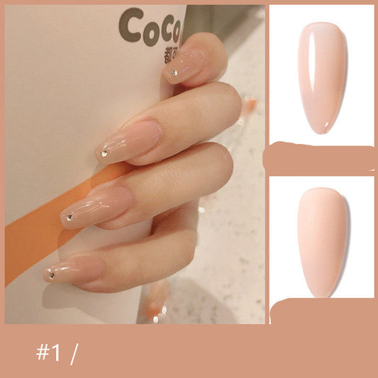 JMT-576714 48-Color Rubber Nail Polish Glue Set - 10ml for Professional Use