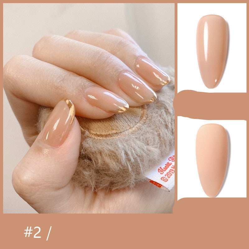 JMT-576714 48-Color Rubber Nail Polish Glue Set - 10ml for Professional Use