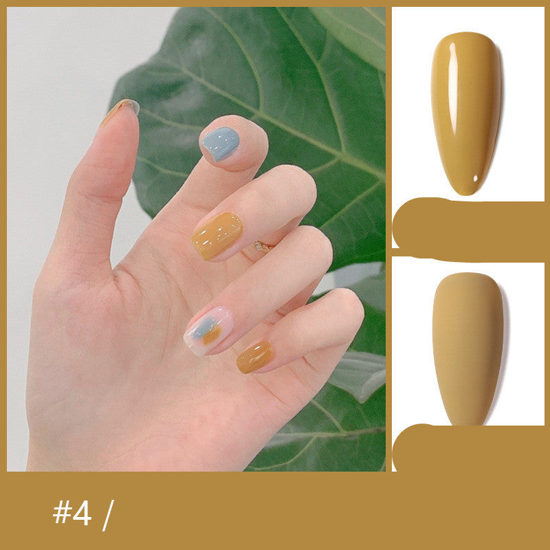 JMT-576714 48-Color Rubber Nail Polish Glue Set - 10ml for Professional Use