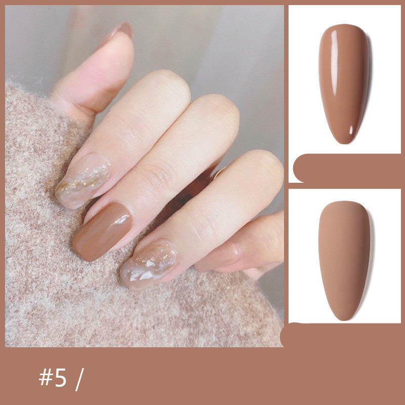 JMT-576714 48-Color Rubber Nail Polish Glue Set - 10ml for Professional Use