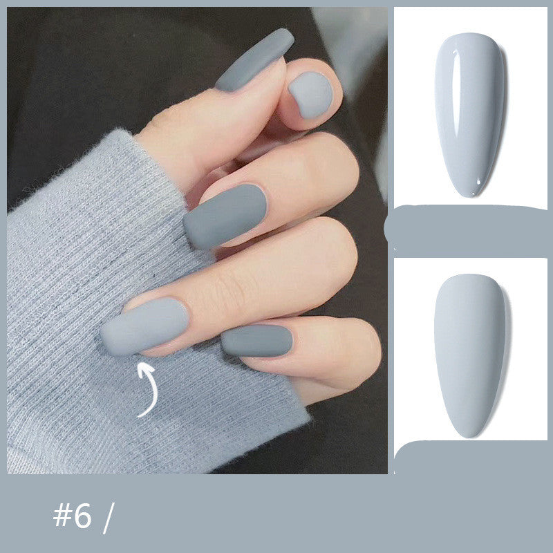 JMT-576714 48-Color Rubber Nail Polish Glue Set - 10ml for Professional Use