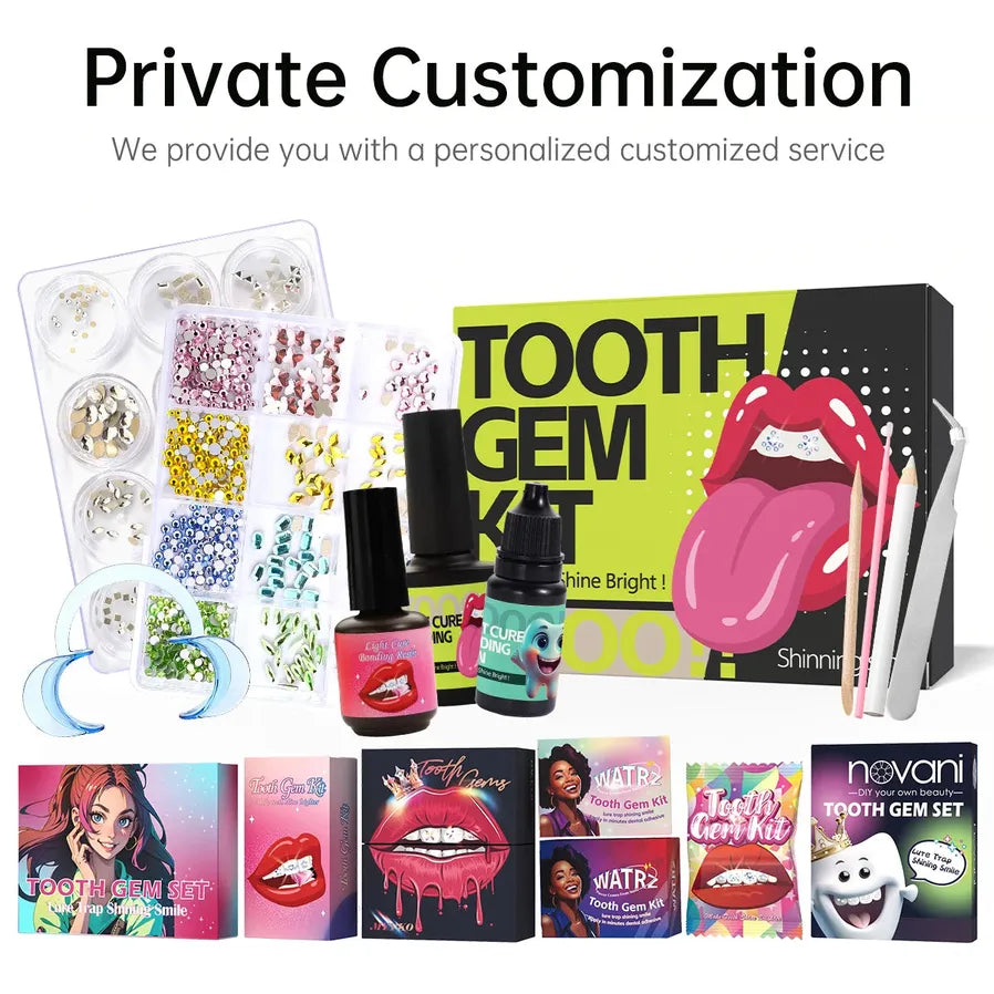 JMT-576778 Gold Tooth Gem Kit for Professional Tooth Decoration