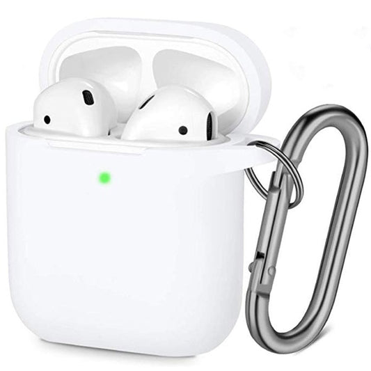 JMT-576906 Silicone Anti-Fall Cover for AirPods 2nd Generation - Simple Solid Color Design