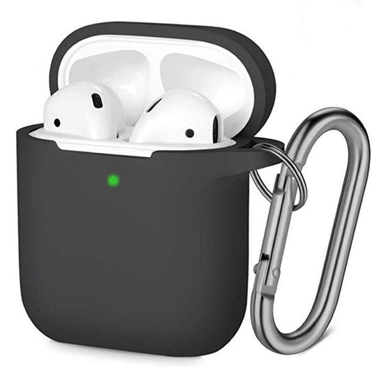 JMT-576906 Silicone Anti-Fall Cover for AirPods 2nd Generation - Simple Solid Color Design