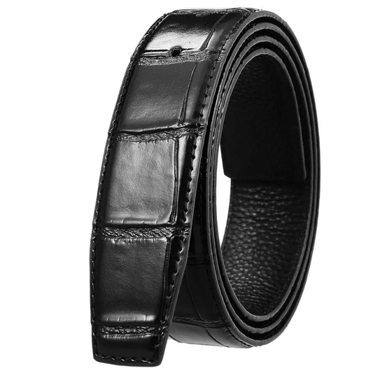 JMT-577162 Men's Soft Leather Belt - Buckle-less Fashion Accessory