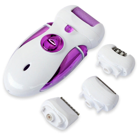 JMT-577546 4-in-1 Rechargeable Electric Foot Grinder and Hair Clipper Set with Accessories
