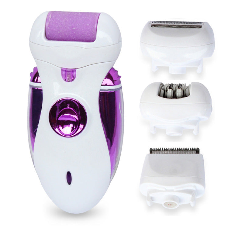 JMT-577546 4-in-1 Rechargeable Electric Foot Grinder and Hair Clipper Set with Accessories