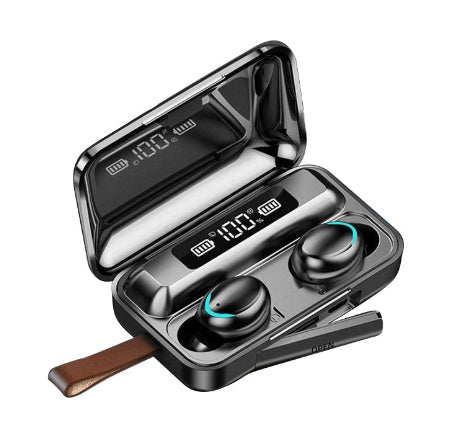 JMT-577546 Binaural Wireless Bluetooth Headset with Touch Control and Digital Display