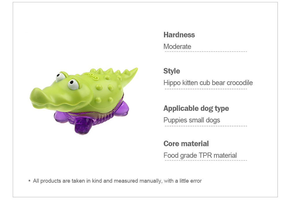 JMT-577546 Puppy Noise-Making Chew Toys in Various Animal Designs - TPR Material