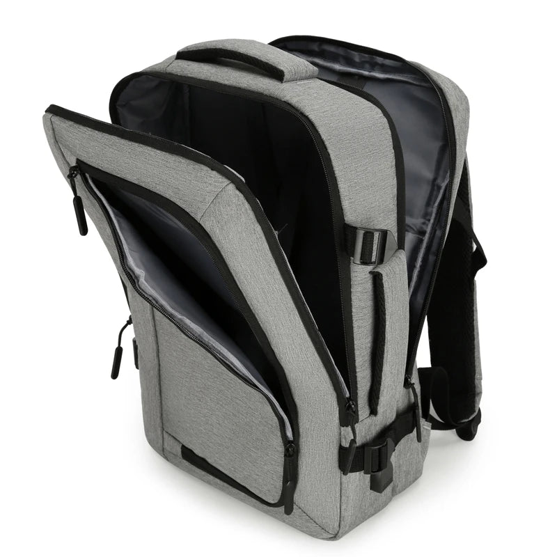 JMT-577738 Waterproof Laptop Backpack with USB Charging Port for Business and Outdoor Use