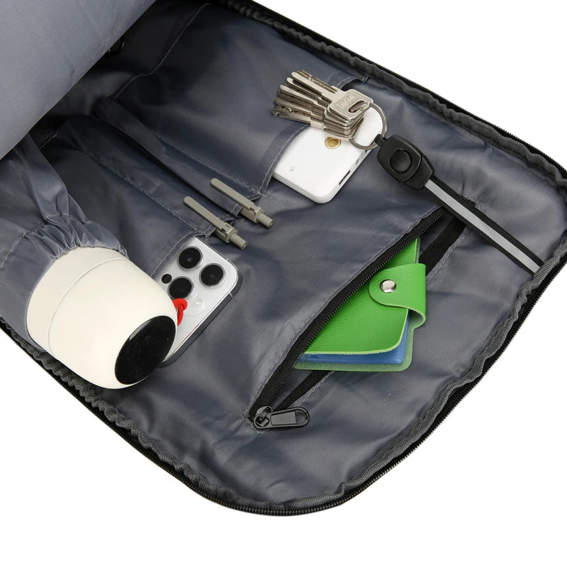 JMT-577738 Waterproof Laptop Backpack with USB Charging Port for Business and Outdoor Use