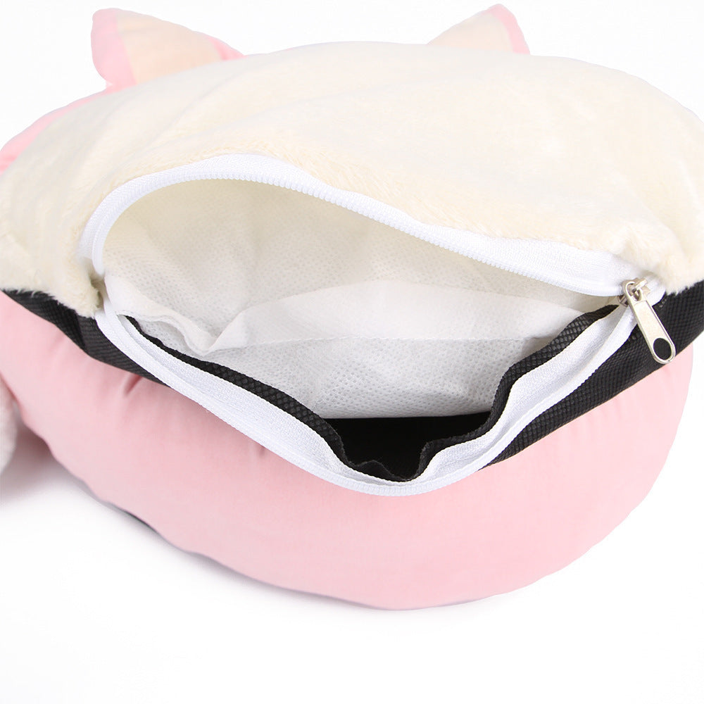 JMT-577866 Cozy Deerskin Velvet Pet Nest for Small and Medium Pets