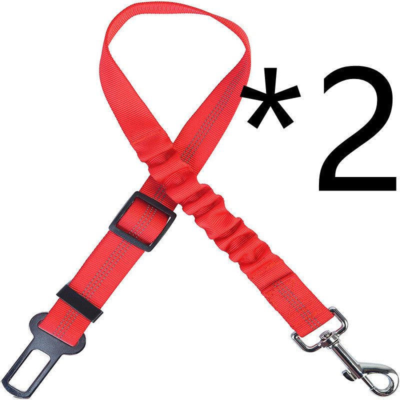 JMT-578058 Adjustable Nylon Dog Car Seat Belt - Towing Rope for Safety in Vehicles