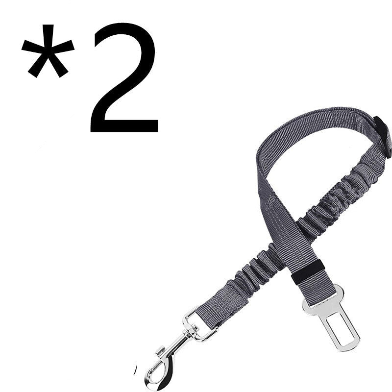 JMT-578058 Adjustable Nylon Dog Car Seat Belt - Towing Rope for Safety in Vehicles