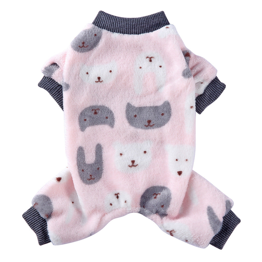 JMT-578186 Cozy Polyester Plush Dog Apparel for Comfort and Style