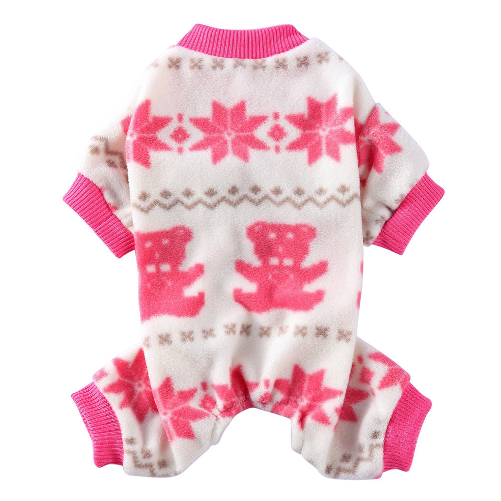 JMT-578186 Cozy Polyester Plush Dog Apparel for Comfort and Style