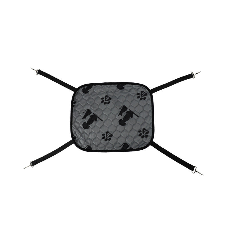 JMT-578570 Waterproof Hammock for Dogs and Cats - Prevents Urine Leakage, Soft Cloth, Available in Dog Cat Pattern