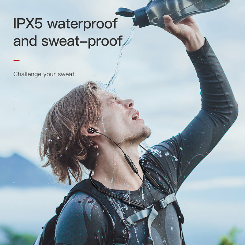 JMT-578698 Wireless Bluetooth Neck-Mounted Stereo Headset with Voice Control and Call Function