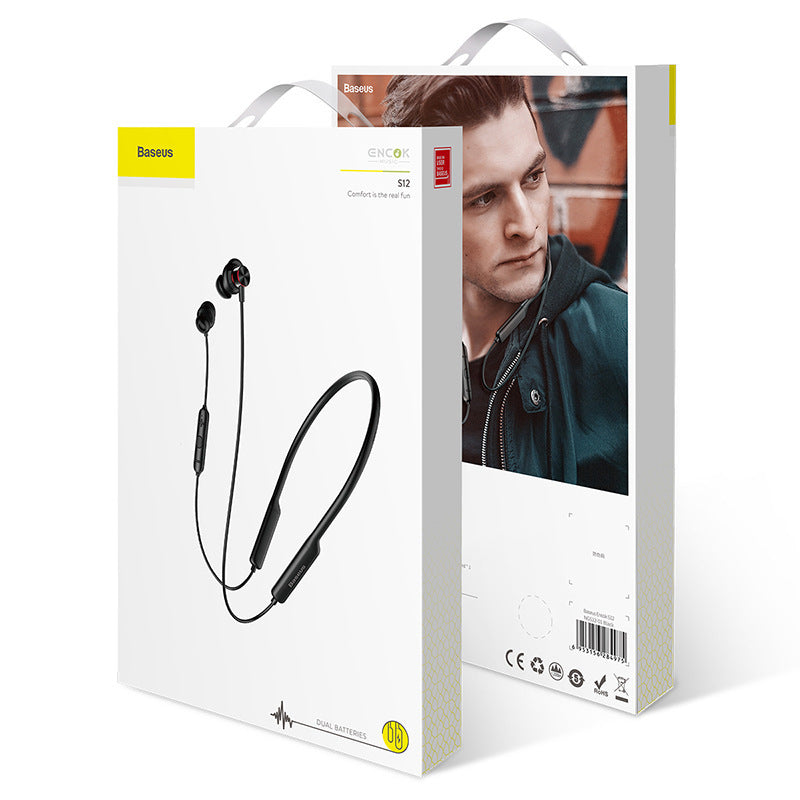 JMT-578698 Wireless Bluetooth Neck-Mounted Stereo Headset with Voice Control and Call Function