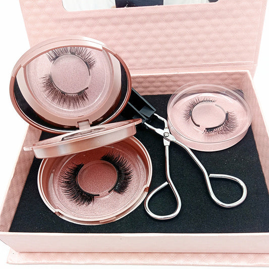 JMT-578826 Quantum Magnetic False Eyelashes - 3 Pairs with Eyelash Curler, Glue-Free and Comfortable Wear
