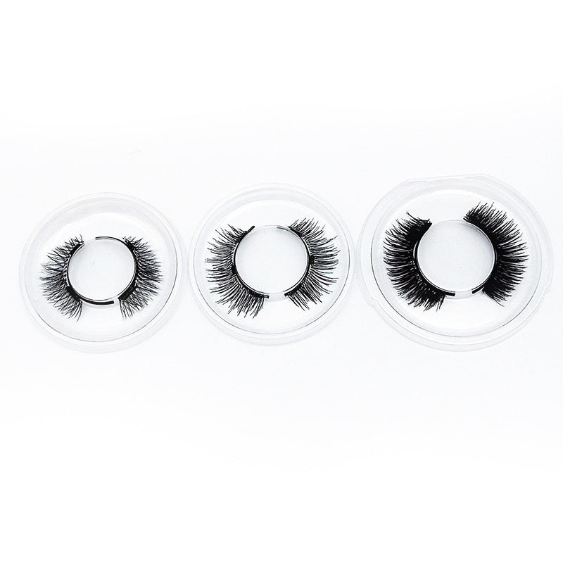 JMT-578826 Quantum Magnetic False Eyelashes - 3 Pairs with Eyelash Curler, Glue-Free and Comfortable Wear