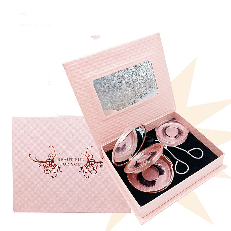 JMT-578826 Quantum Magnetic False Eyelashes - 3 Pairs with Eyelash Curler, Glue-Free and Comfortable Wear